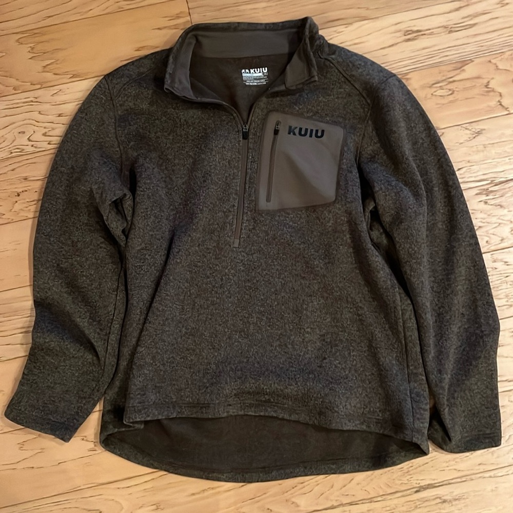 Men’s KUIU base camp sweater  fleece half zip 3XL